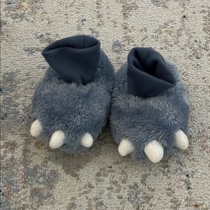 Carter's Gray Dinosaur Claw Slippers